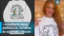 ¡Sigue facturando! Shakira vende sudadera con frase en contra de Piqué