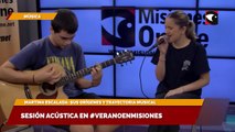 Martina Escalada narró los orígenes de su trayectoria musical e interpretó canciones en vivo