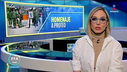 Sedena homenajea al perrito rescatista "Proteo" con un video