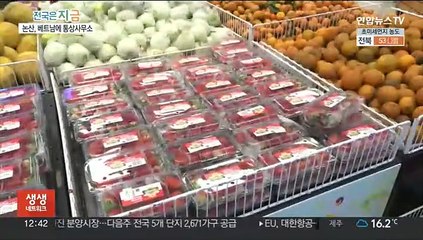 딸기를 시작으로 논산 K-농식품…동남아 시장 공략