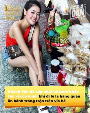 Khánh Vân và mỹ nhân Vbiz la cà vỉa hè: Thức ăn bình dân nhưng đồ mặc phải tính trăm triệu | Điện Ảnh Net