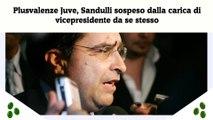 Plusvalenze Juve, Sandulli sospeso dalla carica di vicepresidente da se stesso