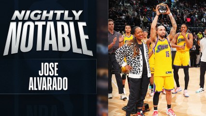 Nightly Notable: Jose Alvarado Shines with 18 Points, Leads Team Pau to Rising Stars Victory ✨