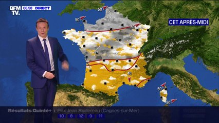 Download Video: Météo: un temps printanier et ensoleillé au sud, de la grisaille sur une large moitié nord