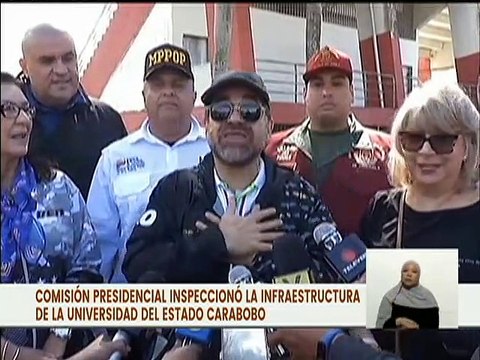 Gobierno Bolivariano revisa infraestructura de la Universidad de Carabobo para su rehabilitación