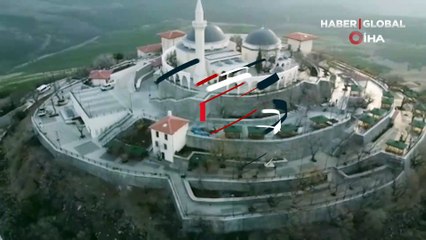 Gaziantep'te Ukkaşe Hazretleri'nin türbesinin restore edilen bölümleri depremde tamamen yıkıldı