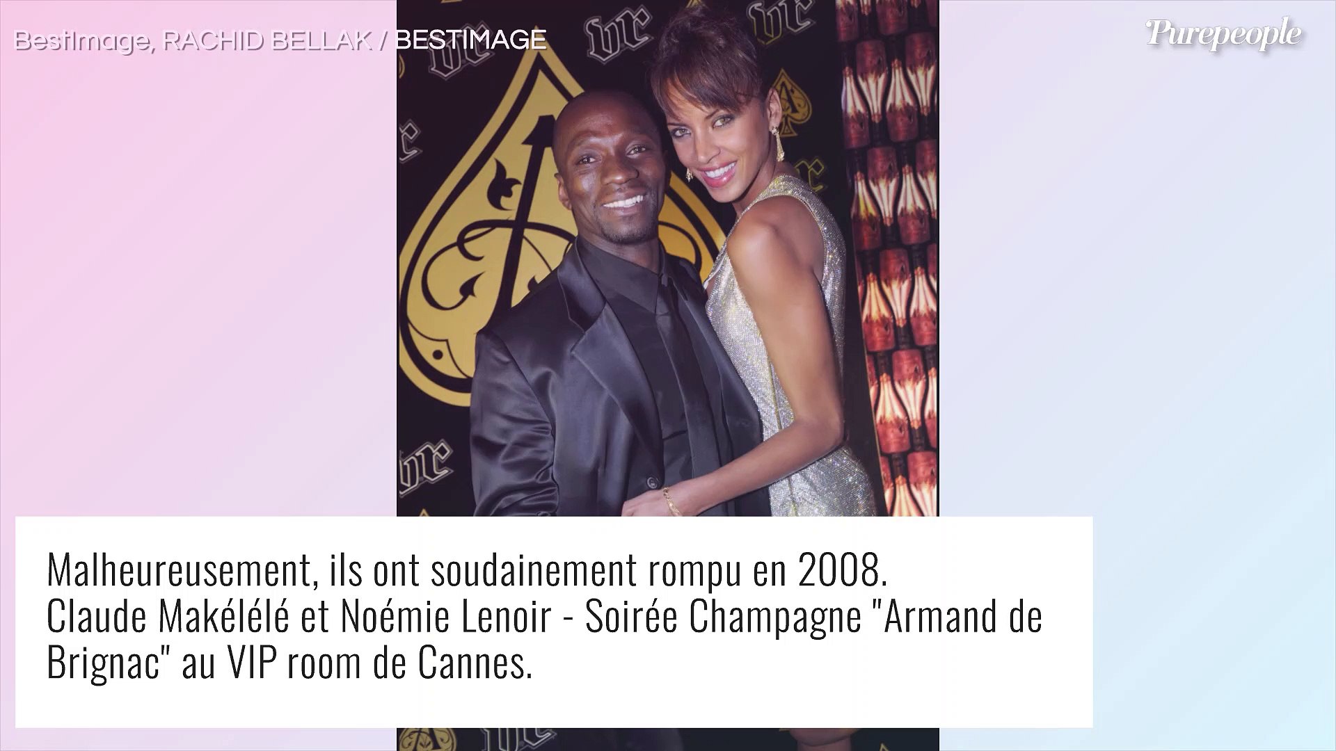 Claude Makélélé séparé de Noémie Lenoir : "L'amour que je ne lui ai pas  donné", quand il évoquait leur rupture - Vidéo Dailymotion