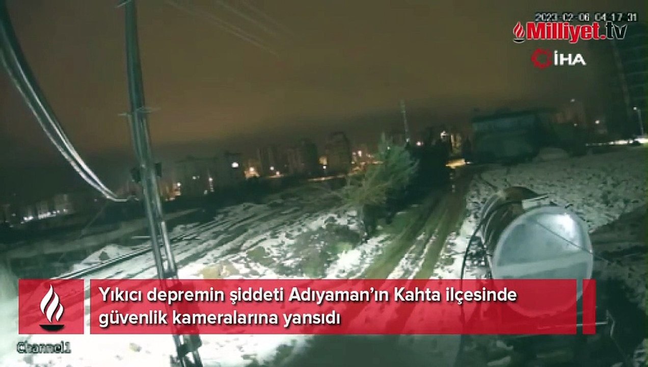 Burası Kahta! Yıkıcı depremde şiddetin yeni görüntüleri ortaya çıktı