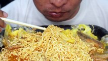 Asmr Eating Noodles homemade hot pepper | asmr mukbang eating noodles