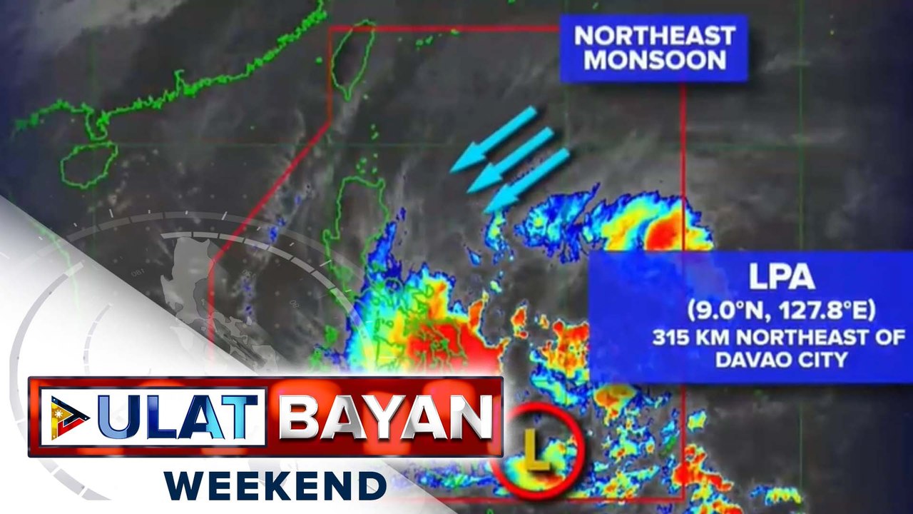 LPA sa bahagi ng Mindanao, maliit ang tsansang maging ganap na bagyo