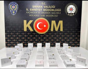 Şırnak'ta asayiş ve kaçakçılık operasyonu: 40 gözaltı