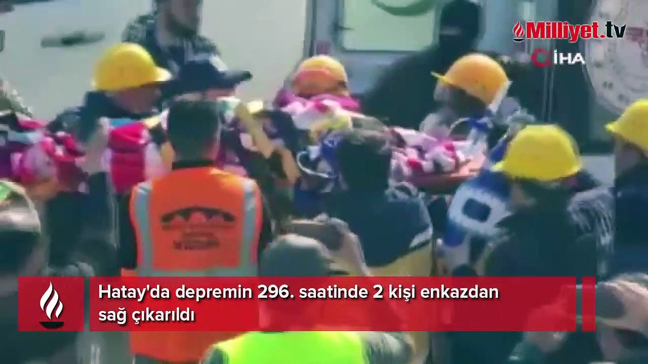 Hatayda Depremin 296 Saatinde 2 Kişi Enkazdan Sağ çıkarıldı Dailymotion Video 9320