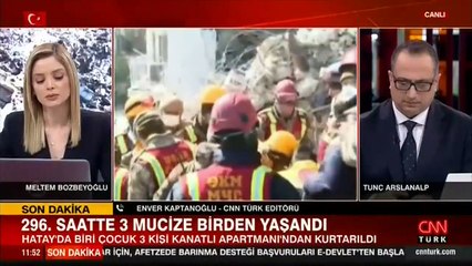 SON DAKİKA: 13. günde mucize kurtuluş: 2 kişi daha enkazdan çıkarıldı