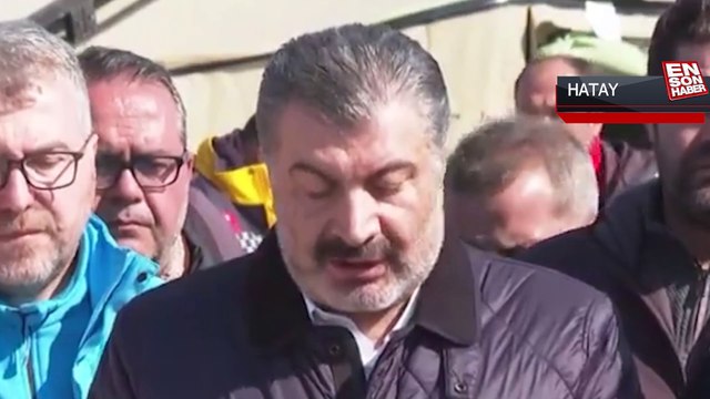 Fahrettin Koca, deprem bölgesinde yatan ve taburcu edilen hasta sayısını açıkladı