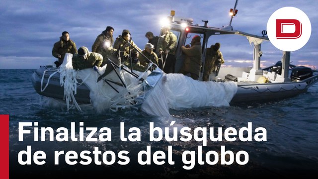 EE.UU. concluye sin éxito la búsqueda de los restos de dos de los misteriosos objetos voladores