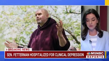Sen. Fetterman checks himself into hospital for clinical depression