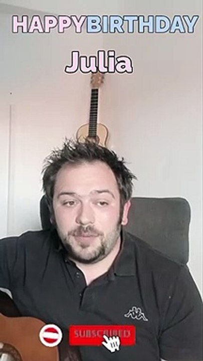 Happy Birthday, Julia! Geburtstagsgrüße an Julia