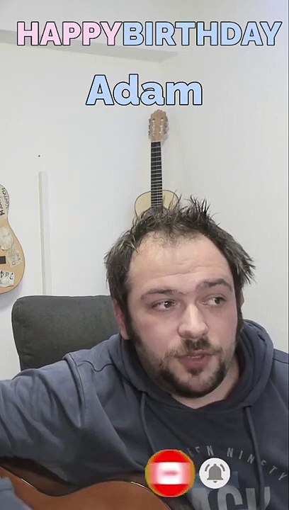 Happy Birthday, Adam! Geburtstagsgrüße an Adam