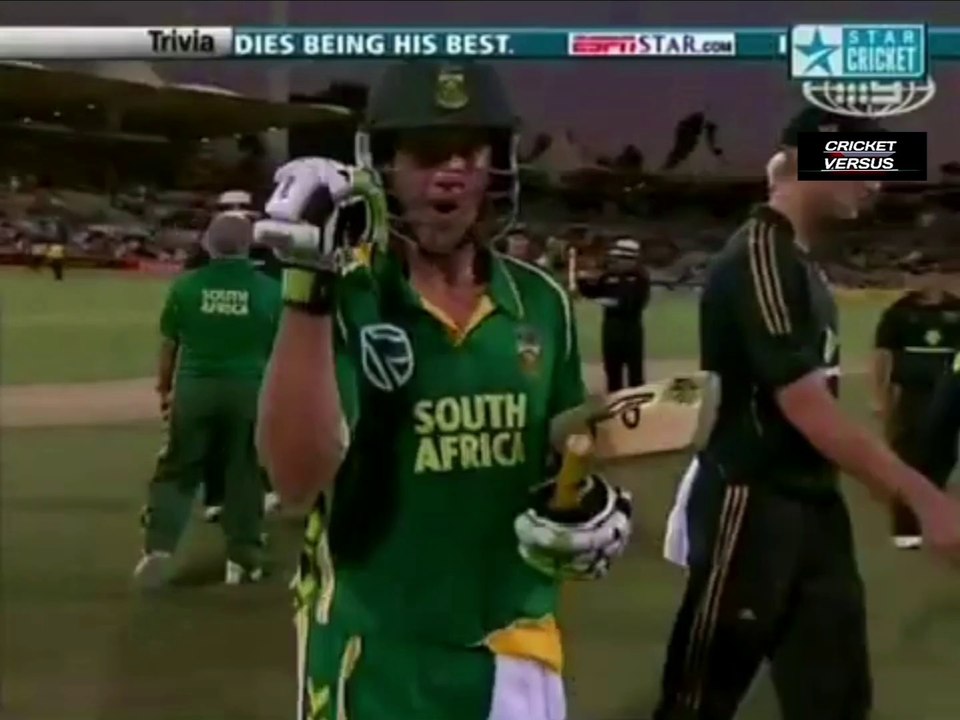 Australia vs South Africa  : AB De Villiers Smashing Knock: AB De Villiers Batting Highlights : Ab De Villiers Unbeaten Finishing Knock