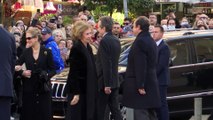 Las Infantas Cristina y Elena, el gran apoyo para Doña Sofía en el funeral de su hermano