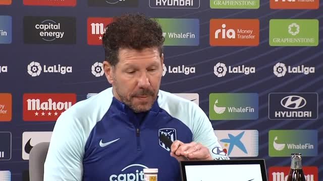 Simeone: Lo más sano y lo más lindo de este juego es que haya una tranquilidad para todos