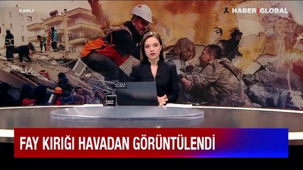 Kahramanmaraş'ta fay kırıkları havadan böyle görüntülendi: Farelerin hepsi yüzeye çıkmış!