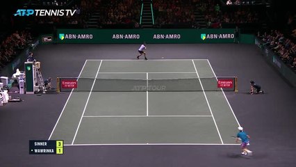 Highlights: Sinner besiegt Wawrinka im Viertelfinale