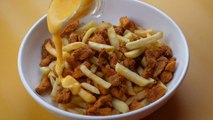 How to Make Chicken Tikka Loaded Fries With Cheese Sauce Recipe By Recipes of the World
