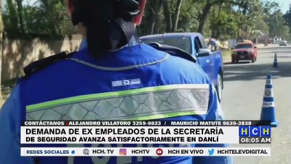Avanza la demanda interpuesta por ex empleados de la Secretaría de Seguridad de Danlí