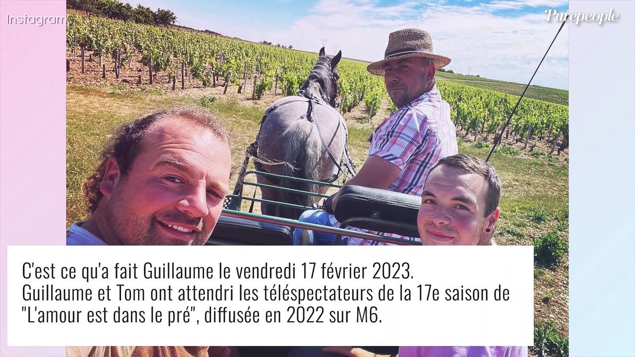 "Dans moins de deux mois nous..." : Guillaume et Tom (L'amour est dans le pré) annoncent une belle nouvelle
