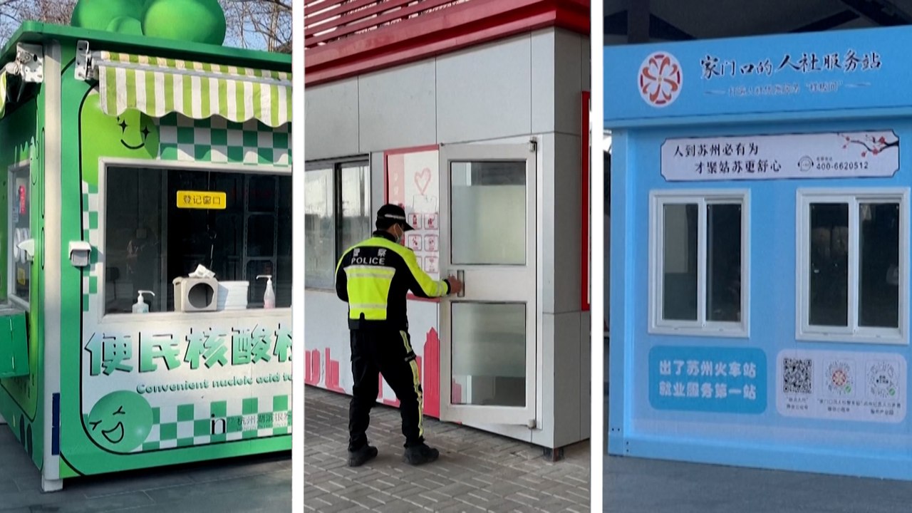Pharmacie, bibliothèque... La Chine transforme ses centres anti-covid