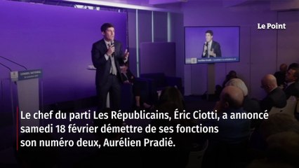 Les Républicains : Ciotti évince Pradié de son poste de numéro deux