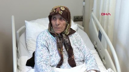 İSTANBUL-ADIYAMAN'DA DEPREME HASTANEDE YAKALANAN 84 YAŞINDAKİ EMİNE KADIOĞLU'NU HEMŞİRE KURTARDI