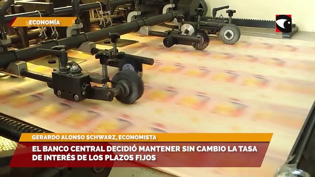 Gerardo Alonso Schwarz explicó que el BCRA mantendrá sin cambio la tasa de interés para los plazos fijos