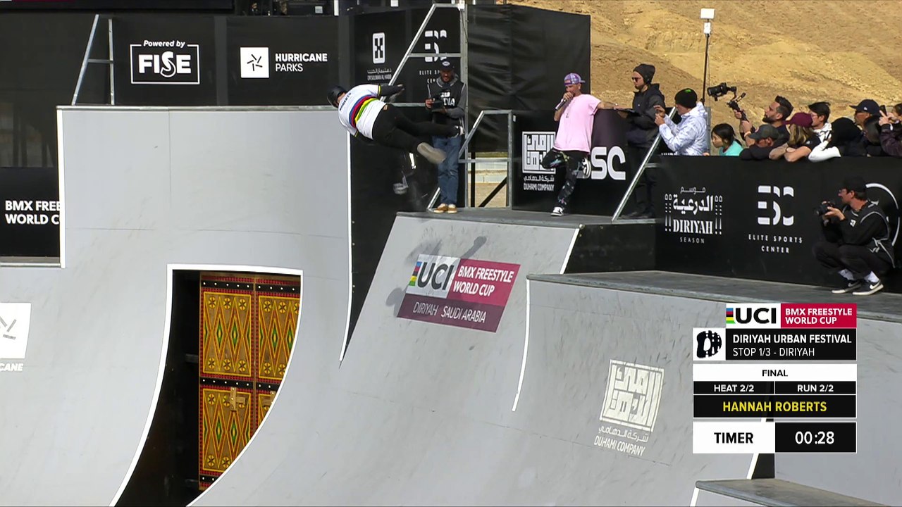 Hannah Roberts - 1st place | Women's final | UCI BMX Freestyle World Cup Diriyah