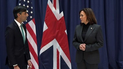 Sunak meets with Kamala Harris during security conference