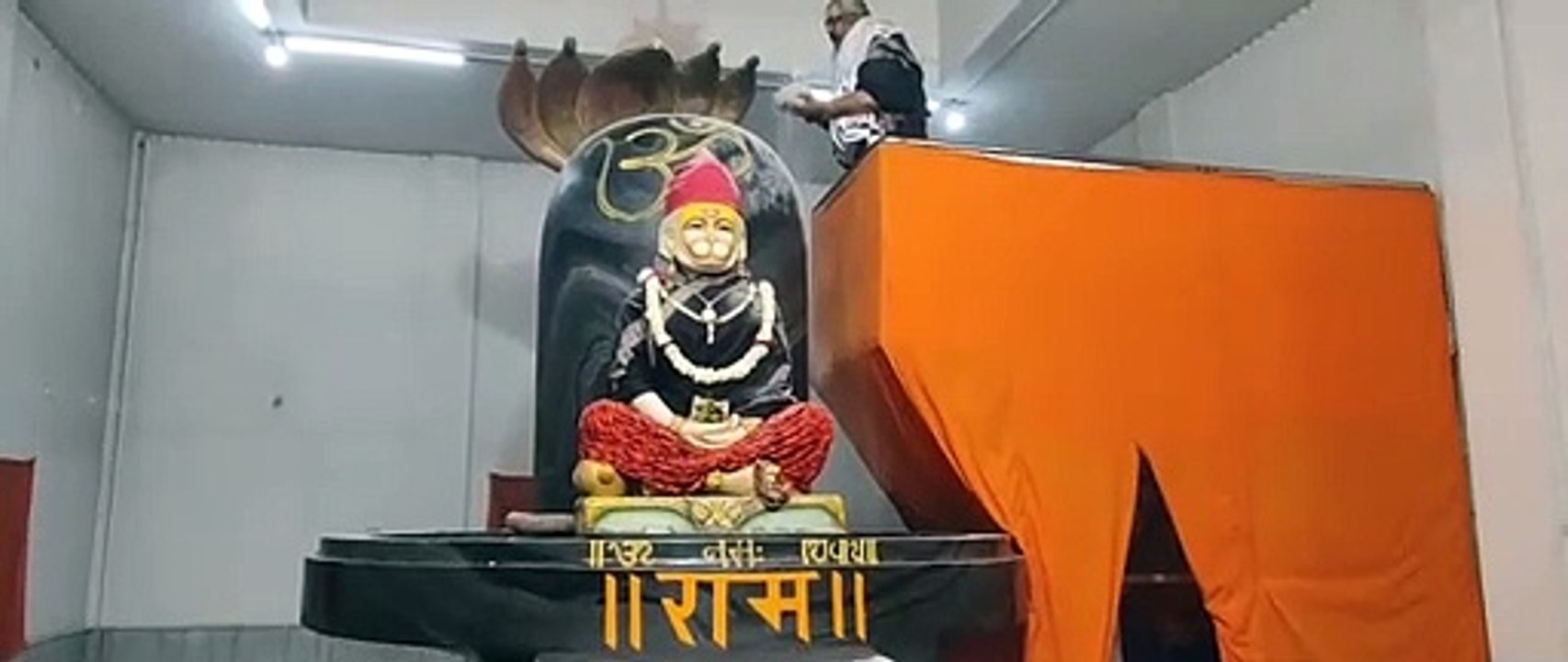 Video- भस्म स्नान: 11 फीट के शिवलिंग की भस्म स्नान आरती में उमड़े श्रद्धालु