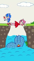 TOP 3 Sad And Funny Cartoons About Distracted sonic   #shorts