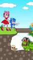 TOP 3 Sad and Funny Animated Cartoons about Amy and Sonic!   #shorts #animation #story