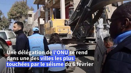 Séisme en Syrie: une délégation de l'ONU "choquée par l'ampleur des destructions" à Jandairis
