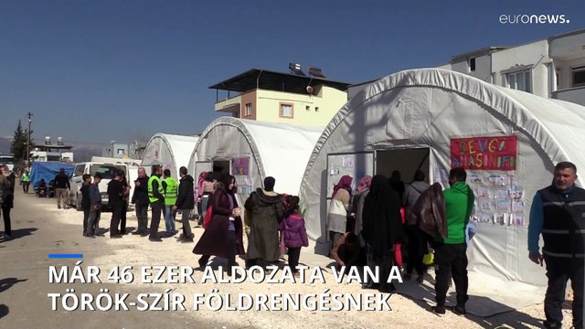 Már több mint 46 ezer halottat találtak Szíriában és Törökországban a földrengés után