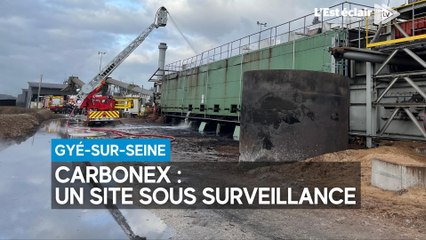 Carbonex, un convoyeur de bois s’enflamme