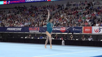 Kayla DiCello - Floor - Day 2 - 2021 U.S. Gymnastics Championships