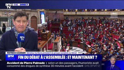 Скачать видео: Réforme des retraites: le sénateur socialiste, Patrick Kanner, 