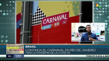 Río de Janeiro: Celebran regreso del carnaval luego de la pandemia de la COVID-19