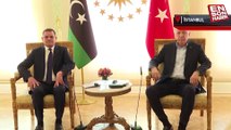 Cumhurbaşkanı Erdoğan, Libya Başbakanı Abdülhamid Dibeybe ile görüştü