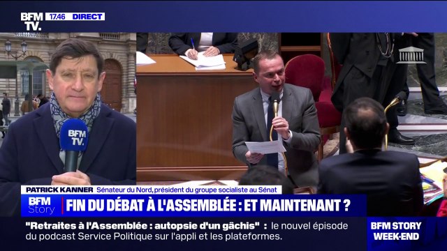 Réforme des retraites: Patrick Kanner regrette le choix de La France insoumise de ne pas aller jusqu'au vote de l'article 7, sur l'âge de départ à la retraite