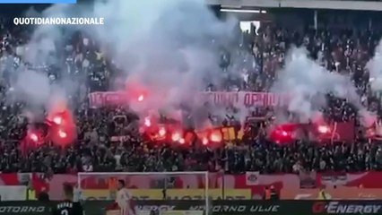 Striscioni rubati a Roma: rispuntano a Belgrado