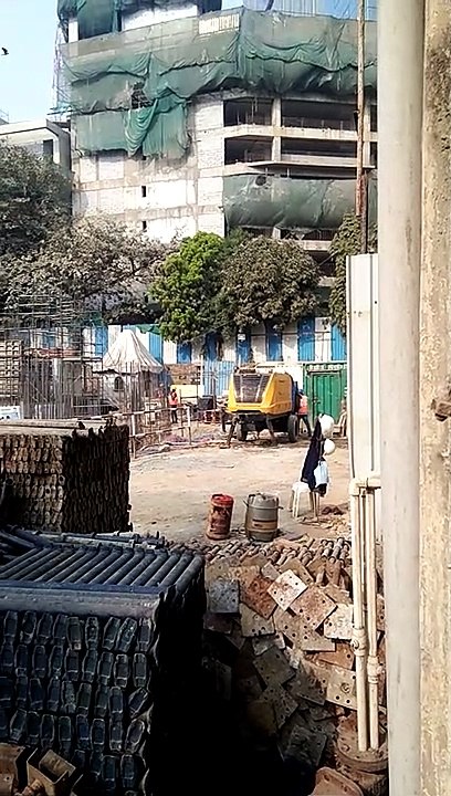 BDD CHAWLS REDEVELOPMENT WORK IN PROGRESS taken from 39 ground floor