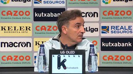 Download Video: Carvalhal, tras el empate ante la Real: 